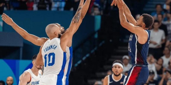 戈贝尔谈奥运输球：看库里爆发很沮丧，但他的伟大只能脱帽致敬